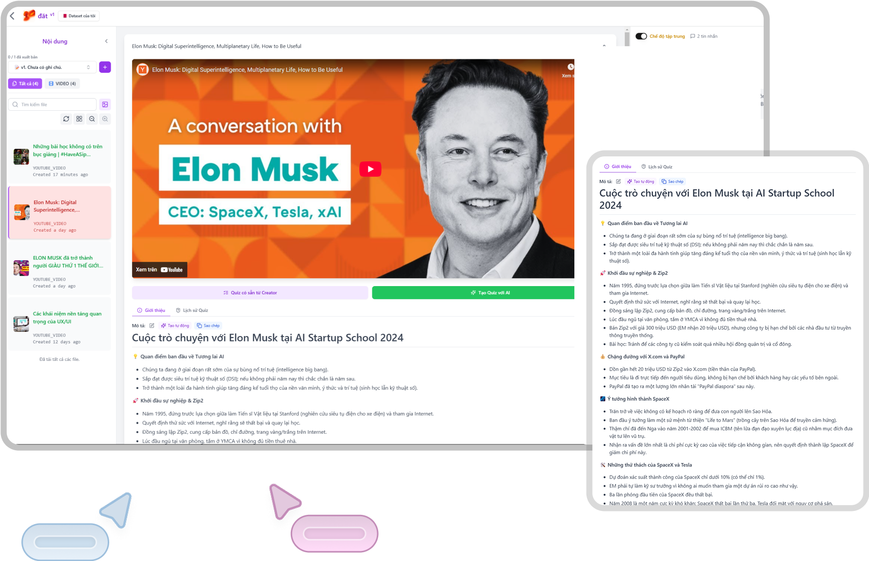 Tóm tắt thông minh Demo